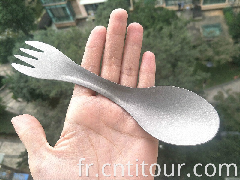 Pure Titanium Dual Purpose Spoon